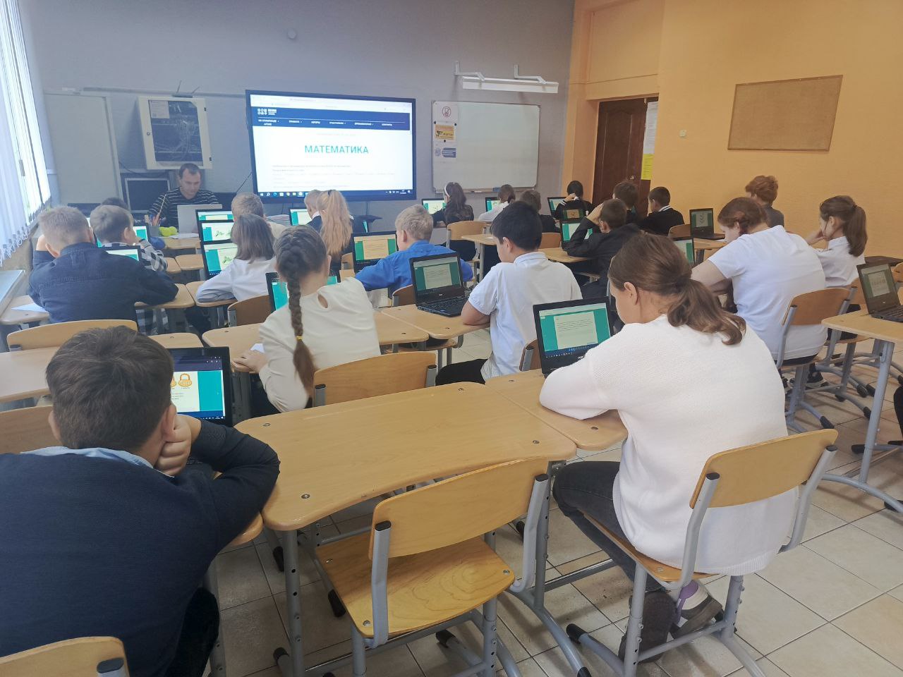 Прошел школьный этап Всероссийской олимпиады школьников по математике..